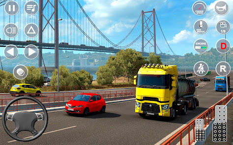 Captura 9 euro camión conduciendo juegos android