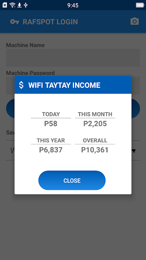 Rafspot Manager Screen 3
