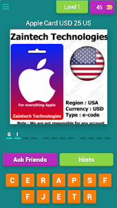 Win Apple Card USA Quiz