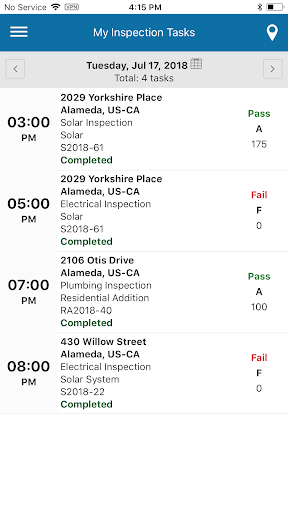 Android application Oracle Inspector screenshort