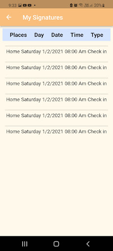 Android application Masdar Time screenshort