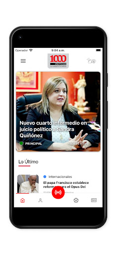 Android application 1000 Noticias screenshort