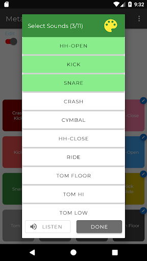 Drum Machine Screen 3