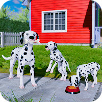 Domestic Dog Simulator: Dog family game