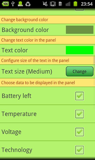 Battery Widget 2D Screen 2