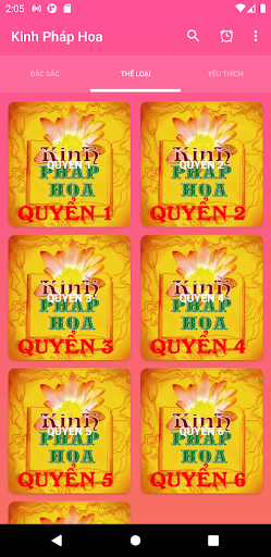 Android application Kinh Pháp Hoa screenshort
