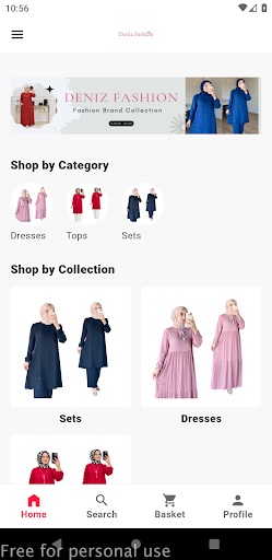 Android application Deniz Fashion screenshort