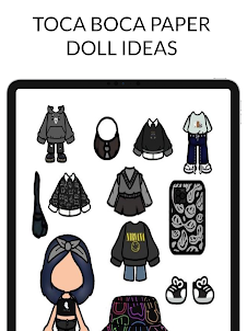 Toca Boca Paper Doll Ideas