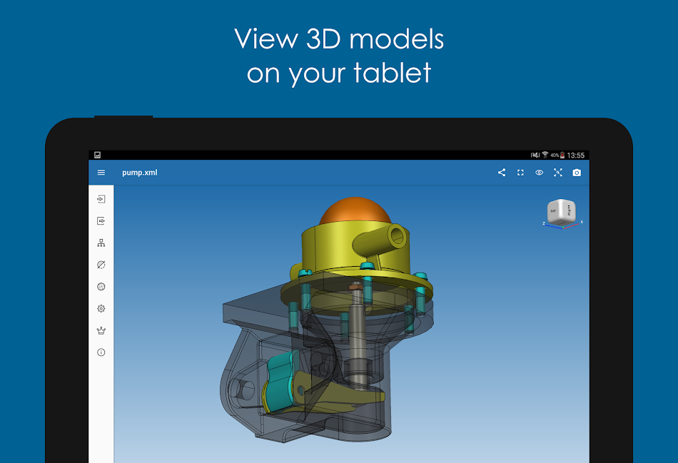 #8. CAD Exchanger: View&Convert 3D (Android) 由: CADEX-SOFT