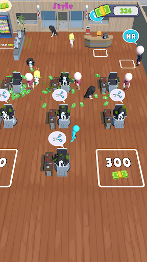 Android application Idle Hair Shop screenshort