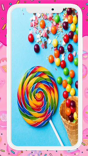 Android application Candy Lollipop Wallpaper screenshort