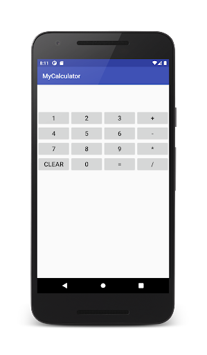 Calculador app Screen 2