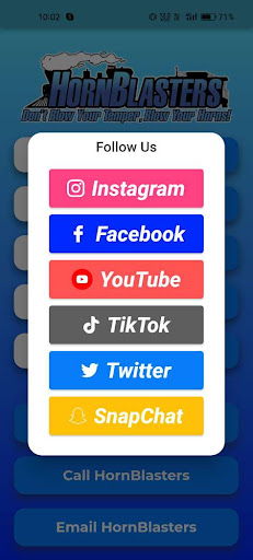 HornBlasters Screen 2