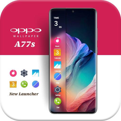 Oppo A77s Themes and Launcher logo
