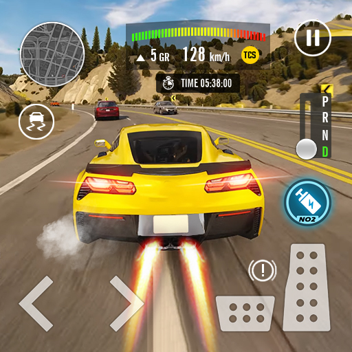 Traffic Car Racing Ultimate Logo