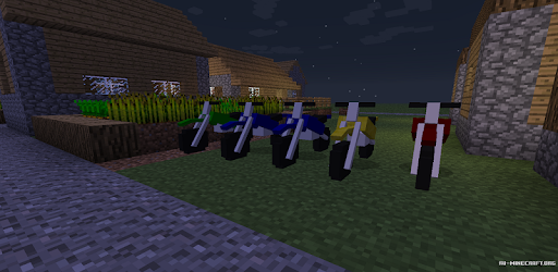 Sport bikes mod for mcpe