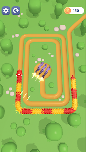 Snake Attack: Shoot in parts