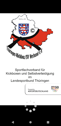 Android application Thüringer Kickbox/SV Verband e screenshort