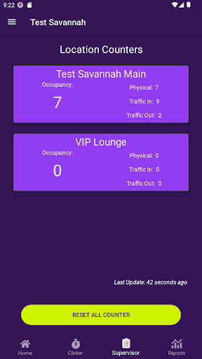 Android application CLICR screenshort