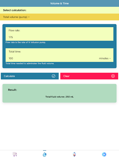 Pocket Infusion Calculator