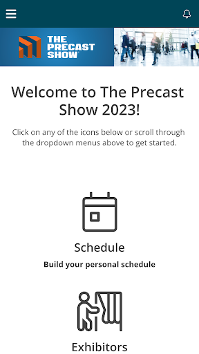 Android application The Precast Show 2023 screenshort