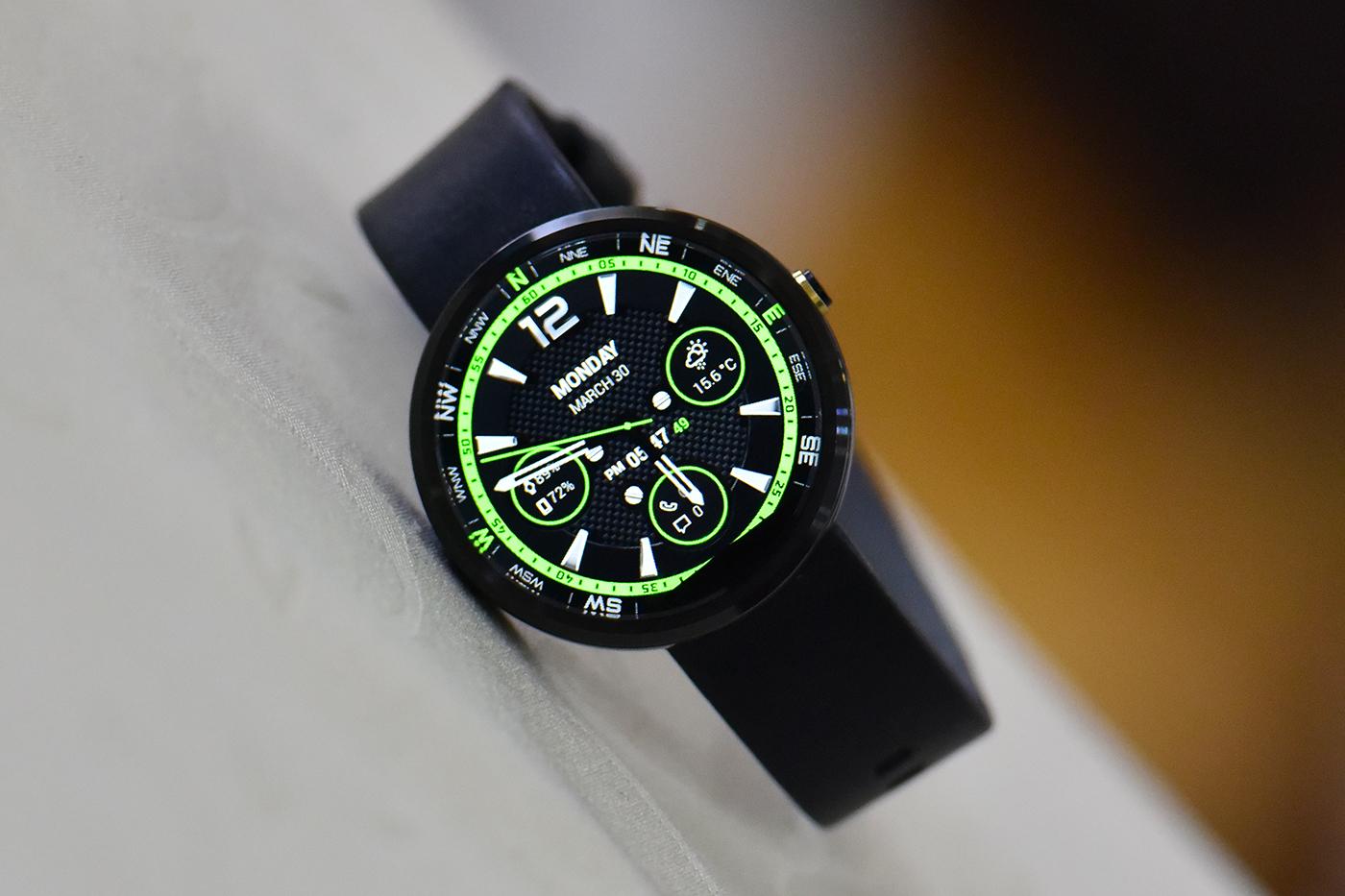 Android application Dynamic Watch Face screenshort