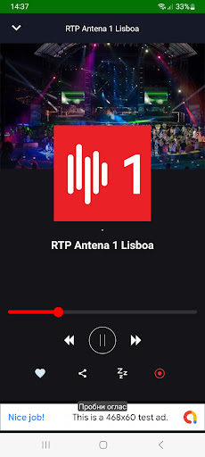 Radio Portugal Screen 2