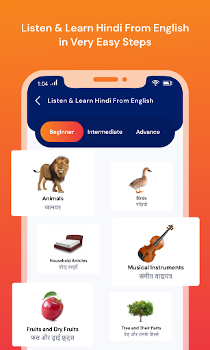 Listen & Learn Hindi From English - v1.2