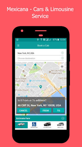 Mexicana Car Service Screen 2