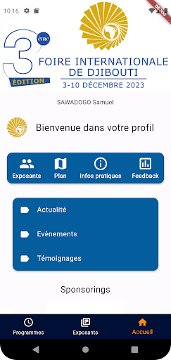 Android application FID 2023 screenshort