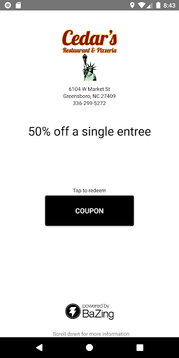 Vizo Perks Screen 2