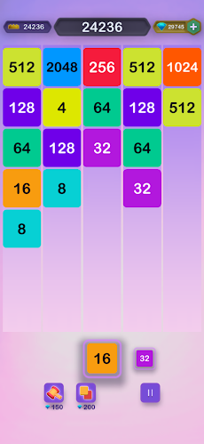 2048 - Numbers Puzzle Gameのおすすめ画像2