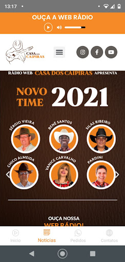 Webrádio Casa dos Caipiras Screen 2