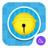 Cute Blue Cat--APUS Launcher Free Theme icon