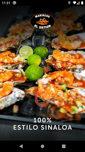 Android application Mariscos el Ostion Pomona screenshort