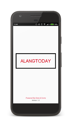 Android application AlangToday screenshort
