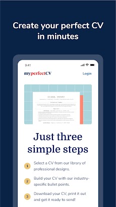 MyPerfectCV: Resume CV Builderのおすすめ画像1
