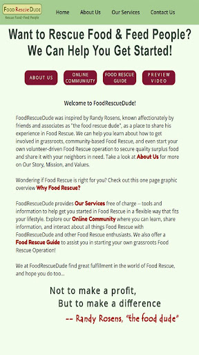 Android application FoodRescueDude screenshort