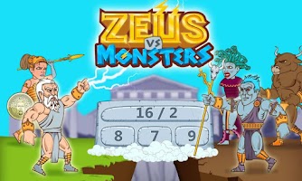 Math Games - Zeus vs. Monsters
