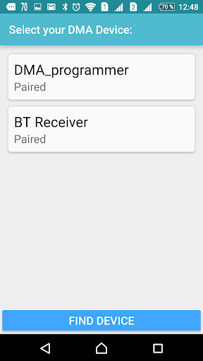 Android application DMA Customize screenshort