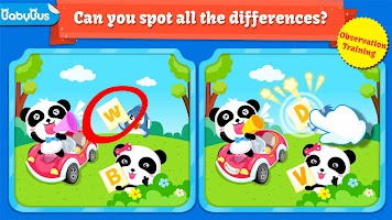 Little Panda Treasure Hunt - Find Differences Game