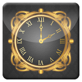 Old Style HD Analog Clock icon