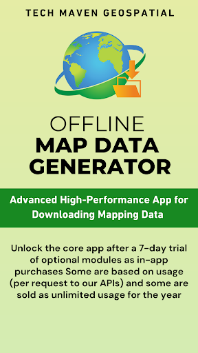 Android application Offline Map Data Generator screenshort
