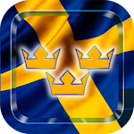 Cover Image of Herunterladen Swedish national flag wallpaper animated theme 2.4 APK