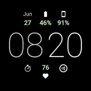 Screenshot 9 Simple Digital: Watch face android