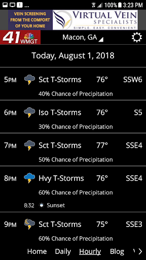 41NBC AccuWeather App Screen 2