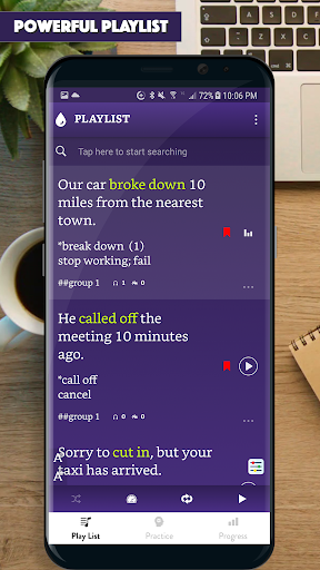 Android application English Business Phrasal Verbs screenshort