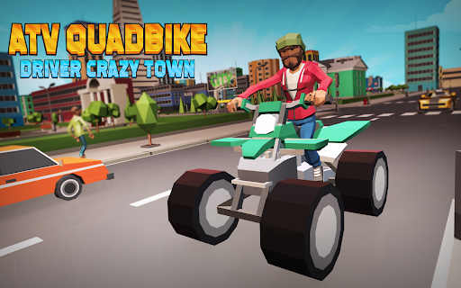 ATV QuadBike Driver Crazy Town screenshot 14