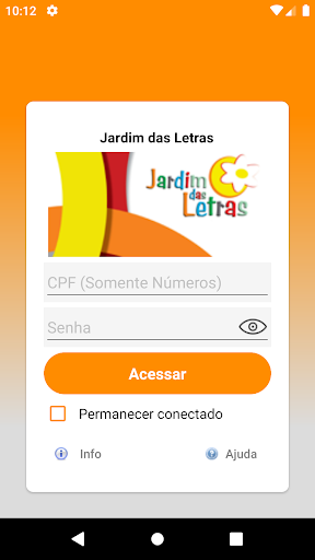 Android application Colégio Jardim das Letras screenshort
