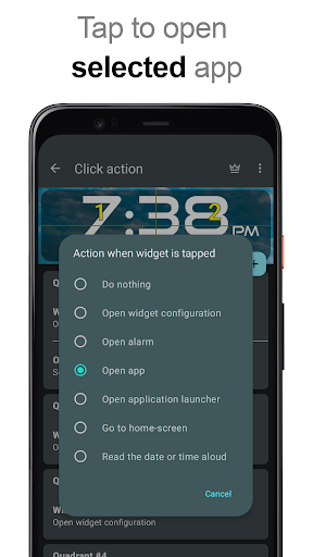 Screenshot of DIGI Clock Widget